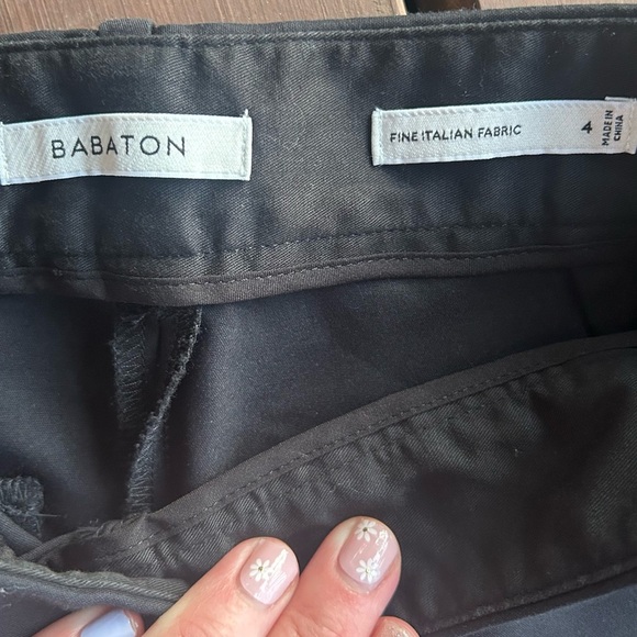 Aritzia Babaton Black Tailored Classic Pants Size 4 - Picture 4 of 4